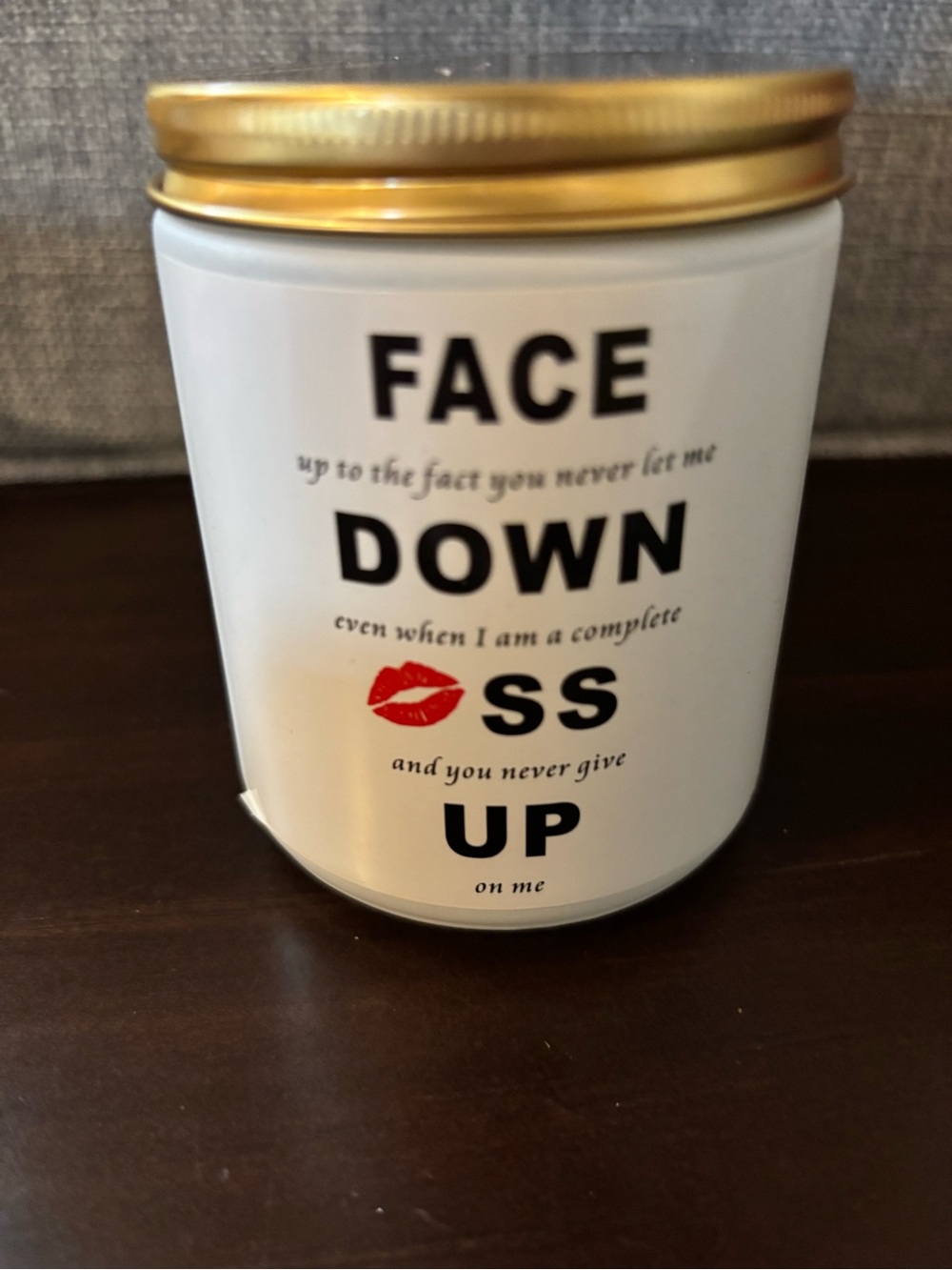 Funny candle new never used